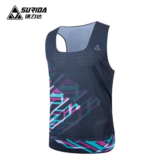 速力达破风速干马拉松专业跑步风洞轻薄背心男款夏季轻薄透气宽松 商品图1