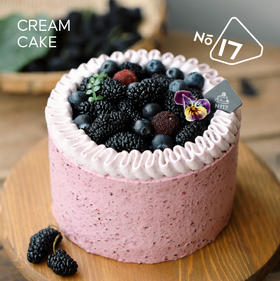 桑葚布蕾奶油蛋糕