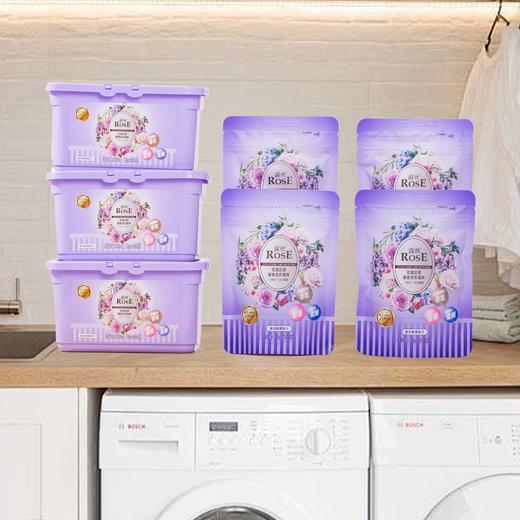 「超值特惠22件，到手24斤洗衣液+100颗香氛凝珠」源自瑞士 露丝花漾云感馨香洗衣液/洗衣凝珠 大师特调沙龙香芬 世界500强公司出品 植物配方洗护一体 深层去污 持久留香72小时 商品图2