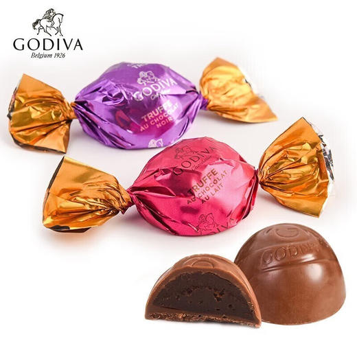 歌帝梵精选松露形巧克力铁听6颗装60g/041328 松露形牛奶巧克力3颗+松露形黑巧克力3颗丝绒般口感体验 商品图1