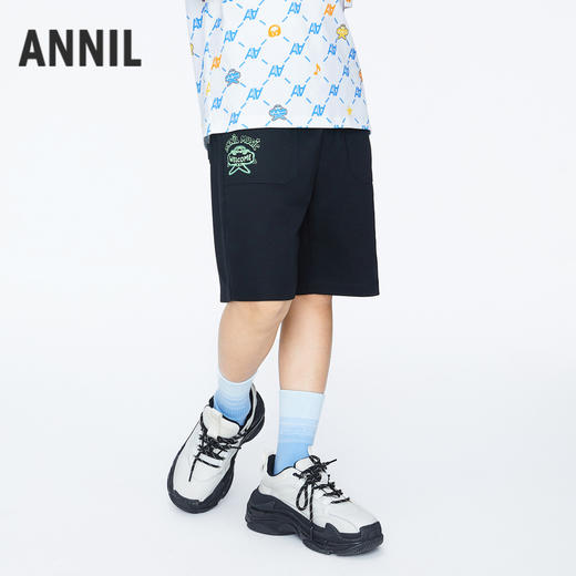【实体店同款】男童元气活力五分裤裤子夏季新款安奈儿童装AB426611 商品图1