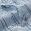 Threegun三枪 【纯棉彩格】翻领开襟短袖长裤男士家居套家居服-80777D111 商品缩略图5