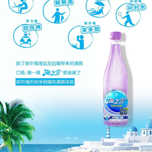 统一海之言果味饮料补充电解质蓝莓味500ml/瓶 商品图1