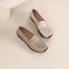 西村名物2024春夏季款通勤舒适洞洞单鞋百搭可爱圆头经典复古鞋X24AH11821 商品缩略图0