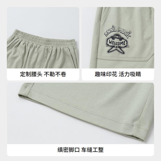 【实体店同款】男童元气活力五分裤裤子夏季新款安奈儿童装AB426611 商品图4