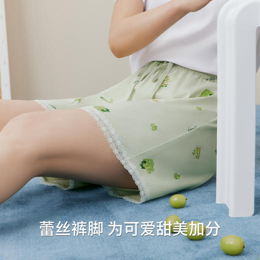 Threegun三枪 【水柔棉】女士家居睡裤休闲短裤-80248C111 商品图7