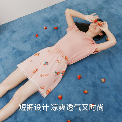 Threegun三枪 【水柔棉】女士家居睡裤休闲短裤-80248C111 商品图6