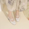 西村名物2024春夏季款通勤舒适后空鞋百搭可爱圆头经典复古鞋X24AH11831 商品缩略图0