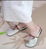 西村名物2024春夏季款通勤舒适后空鞋百搭可爱圆头经典复古鞋T24AH11971 商品缩略图3