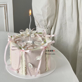 芭蕾风花朵蛋糕