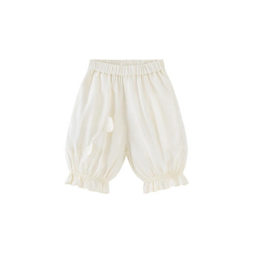 【软牛仔】迷你巴拉女童裤子新夏儿童荷叶边七分裤 商品图4