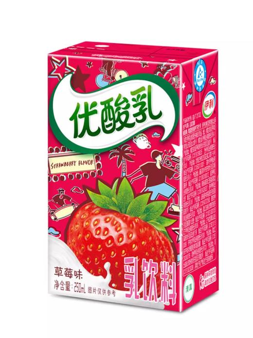 伊利优酸乳草莓味含乳牛奶饮料250ml 商品图3