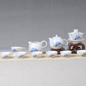 【样品特惠，仅2套，无原包装，无货退款】功夫茶具套装家用客厅办公茶盘茶具亚光品悦荷香西施茶壶茶杯品悦荷香全组(10件套)套装【不支持补差，非质量问题不退不换】S