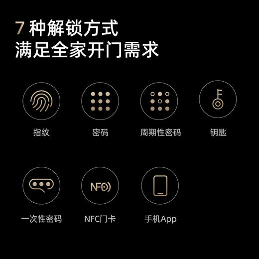 【超值】360智能门锁 V30 双摄全景监控  4英寸全彩大屏  AI指纹解锁  双向语音对讲 商品图4