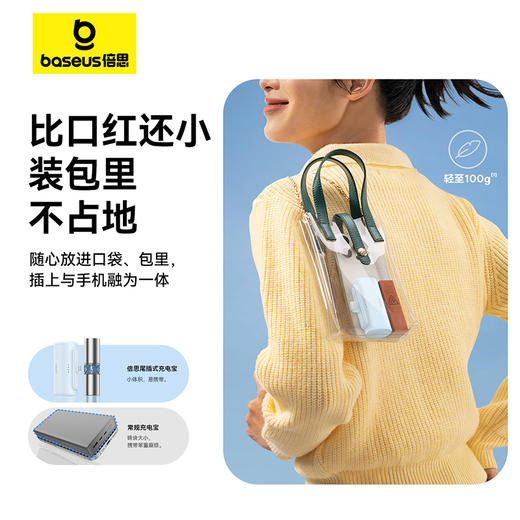 倍思 尾插式 快充移动电源iP版 4900mAh 20W 商品图3