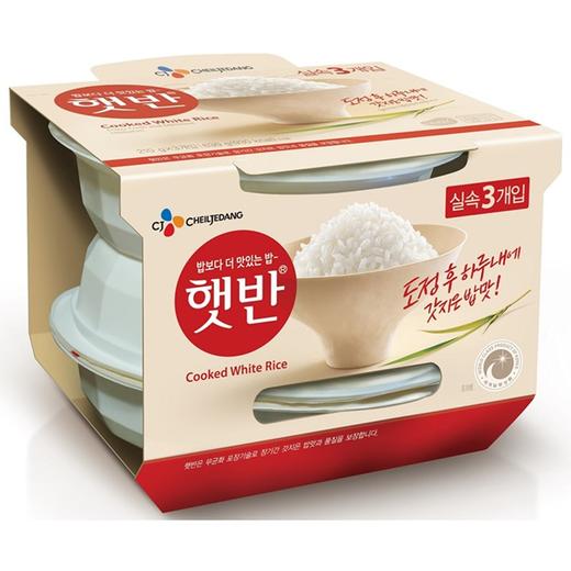 希杰嗨饭白米饭(210gx3)CJ햇반 백미밥 商品图0