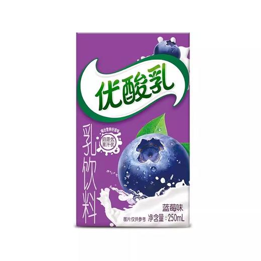 伊利优酸乳蓝莓味牛奶饮料250ml 商品图1