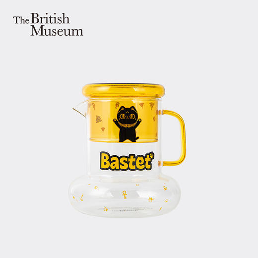 大英博物馆 盖亚·安德森猫和她的朋友们系列萌猫巴斯特一壶一杯冷水杯套装 商品图6