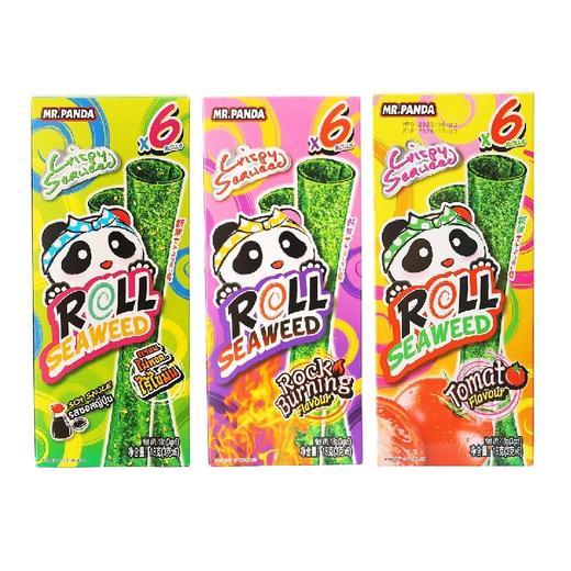 熊猫先生系列海苔卷18g 番茄味/岩烧味/芝麻颗粒味香脆可口口感层次更丰富 051172/051697/051699 商品图2