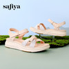 Safiya/索菲娅2024夏季羊皮魔术贴厚底露趾百搭休闲凉鞋 SF42115159 商品缩略图13