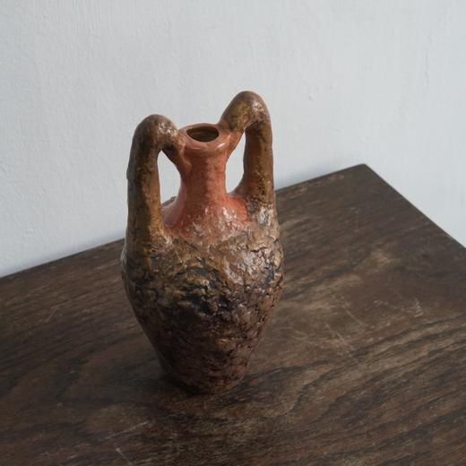 【苏州】日本双耳粗陶花器 商品图3