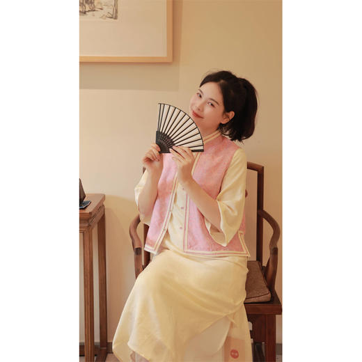 【抖音专属】旗袍连衣裙（23807432-黄润） 商品图1