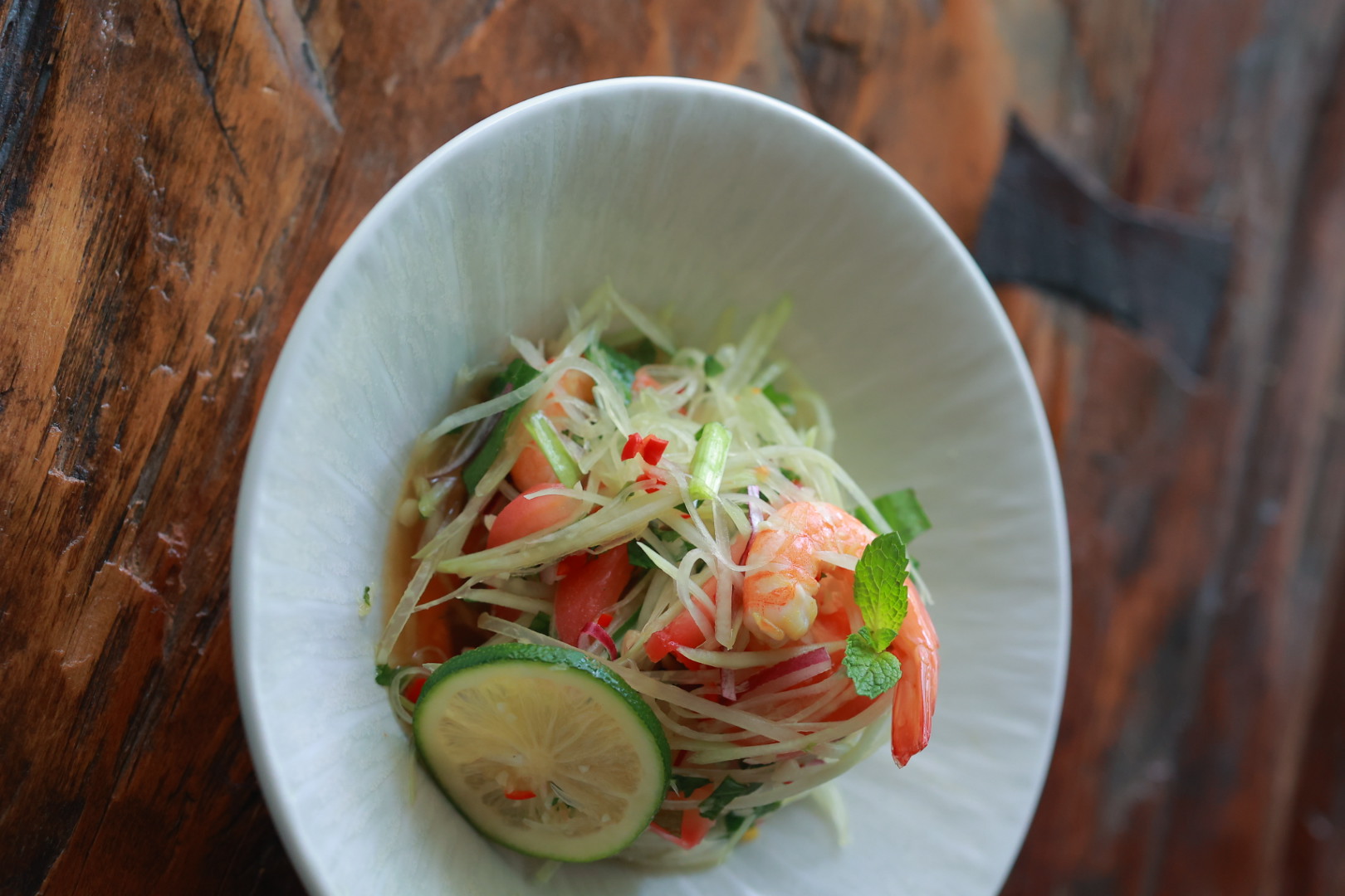 特色 | 青木瓜柠檬虾