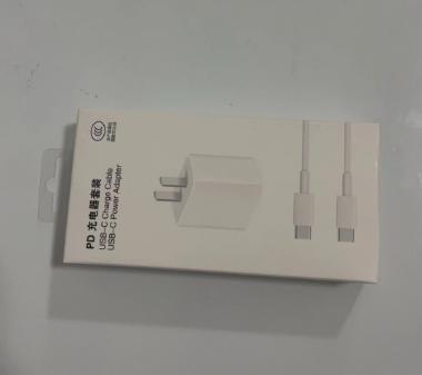 苹果15手机快充数据线套装PD30W快充头+2米快充编织线双C 商品图1