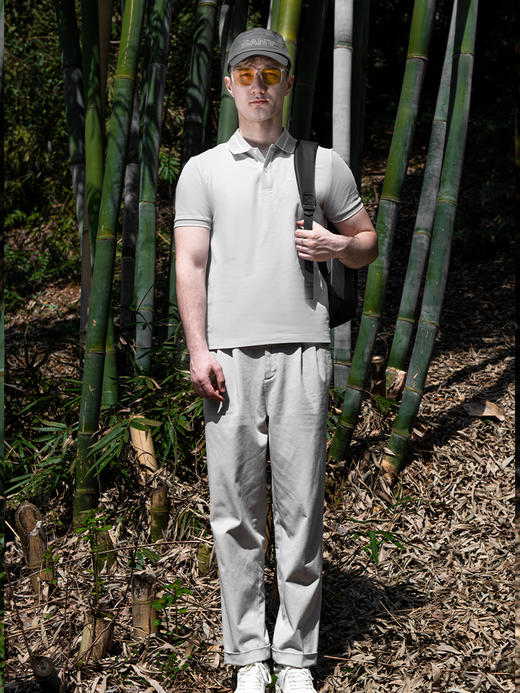 SANY翻领烟灰色优品POLO 商品图3