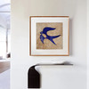伽罗 JALO 克莱因蓝剪纸风格牛皮画 燕归来&未来可期-下单2天内发货 商品缩略图2