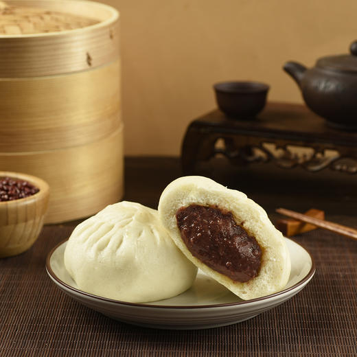 南京金陵饭店出品 金陵豆沙包 150g*4只/盒*2盒 商品图3