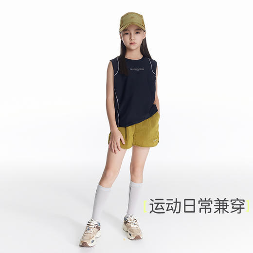 onmygame女童裤子夏季儿童超轻运动裤薄款打底短裤外穿2024新款 商品图4