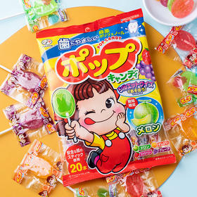 日本不二家棒棒糖128g/062236 酸甜可口果味浓郁20支装