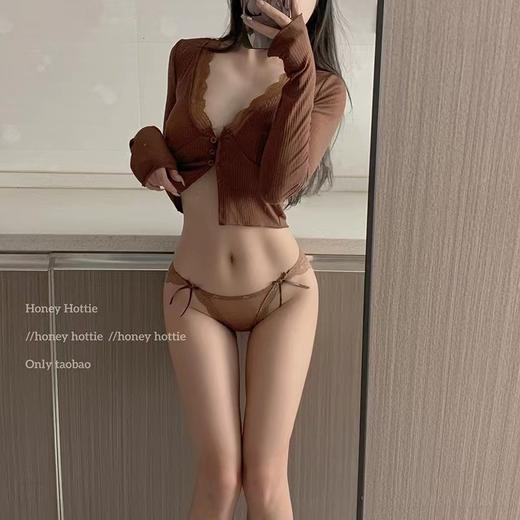 进阶温柔 夏季薄款性感蕾丝网纱低腰辣妹纯欲少女内裤1条 商品图4