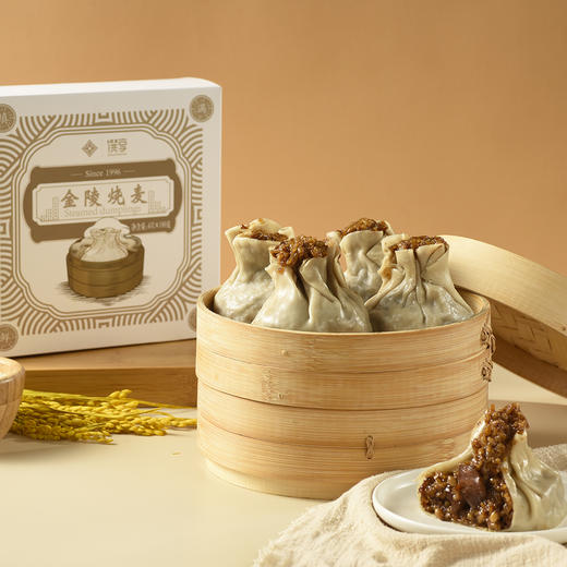 南京金陵饭店出品 金陵烤鸭松子烧麦180g*4只/盒*4盒 商品图0