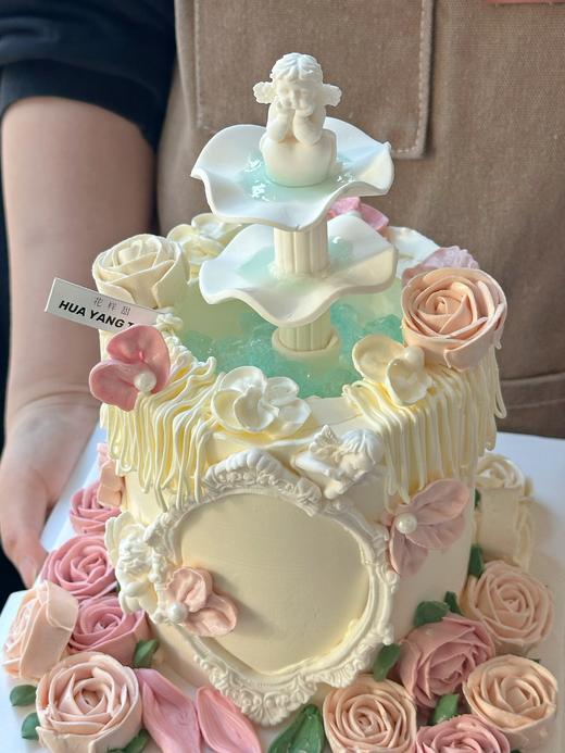 【提前一天】爱神降临· 奶油霜蛋糕（加高款） 商品图1