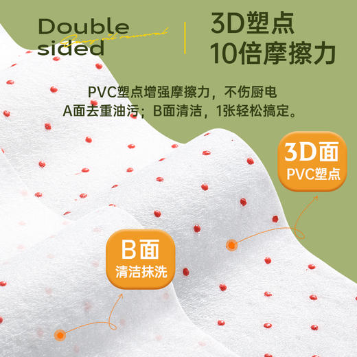【秒杀专享】无染去油去污家用厨房湿巾3包/6包 商品图3