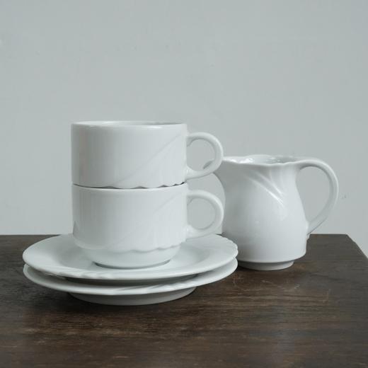 【苏州】1970-80s德国Eschenbach白瓷咖啡杯碟C0030 商品图0