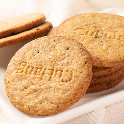 严选 谷物粗粮饼干燕麦杂粮早餐饼干办公室休闲零食饱腹代餐1包约20g 商品图0