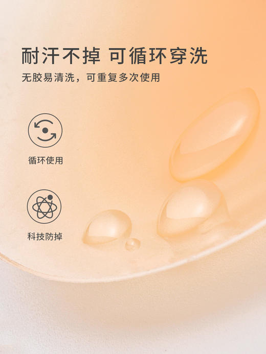 【温控粉底液乳贴】奶糖派黑科技自粘无胶无痕无撕扯感可循环使用乳贴 商品图3