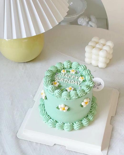 四寸绿色小清新（下单现做，根据排单3小时左右） 商品图0