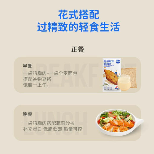 【鲨鱼菲特】嫩烤鸡胸肉  孜然味 即食代餐低脂零食60g/袋 商品图3