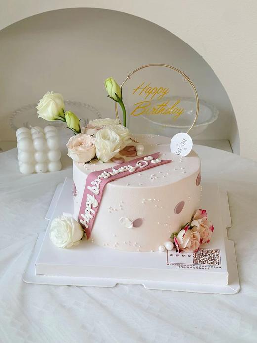 温柔鲜花蛋糕（下单现做，根据排单3小时左右） 商品图0