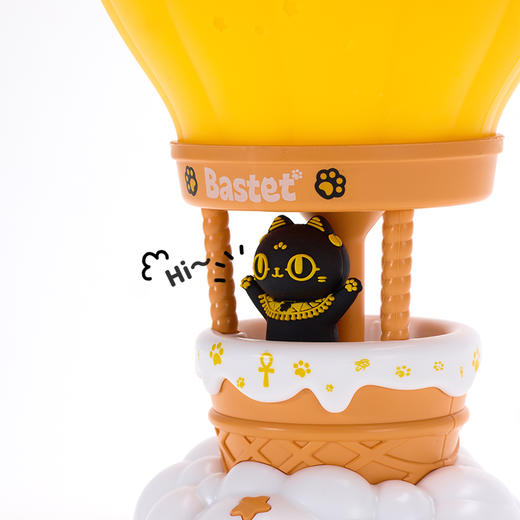 大英博物馆 盖亚·安德森猫和她的朋友们系列 热气球 环游记 氛围灯摆件 小夜灯 生日送礼 送朋友闺蜜礼物 商品图2