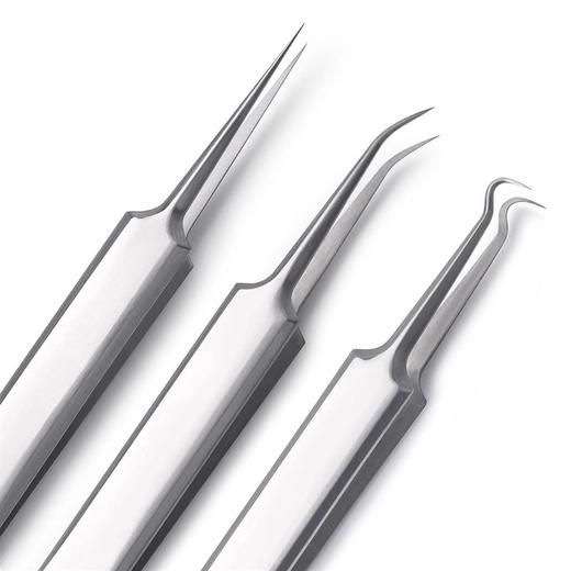 不锈钢粉刺夹细胞夹痘痘针黑头针祛痘美妆工具粉刺针套装 商品图3