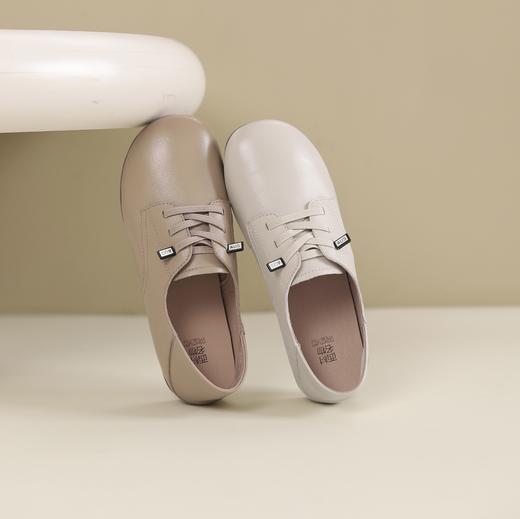 西村名物2024年春季新款舒适平底软皮乐福鞋深口单鞋X24AM13801 商品图0