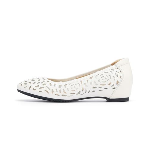 西村名物2024年春季新款新中式风镂空平底舒适空鞋X24AH11121 商品图3