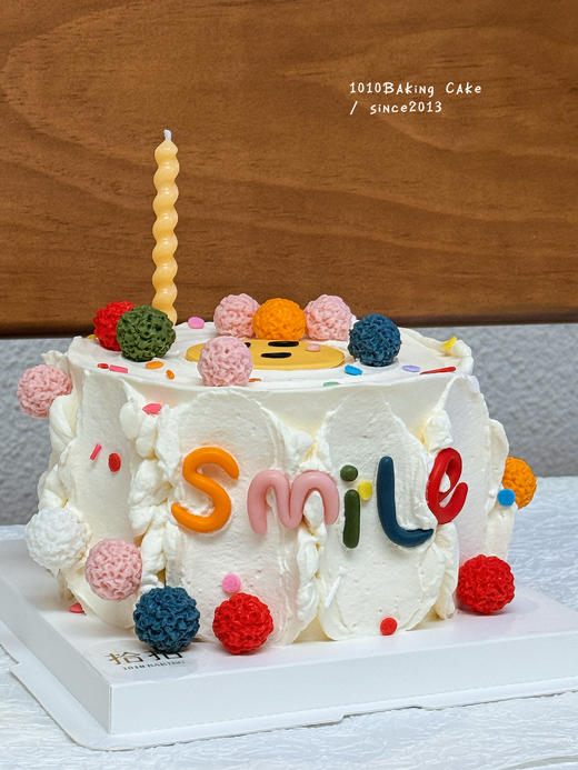 「彩虹·阳光·笑脸」翻糖巧克力·100%动物奶油（附图5寸·提前48小时预订） 商品图1