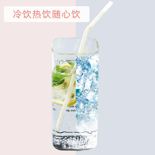 100支彩条短弯管一次性饮料果汁牛奶豆浆塑料吸管/袋 商品图3