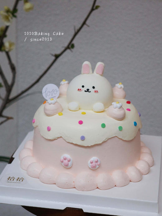 「可妮兔」手绘立体小动物·100%动物奶油（附图6寸·提前3天预订） 商品图2